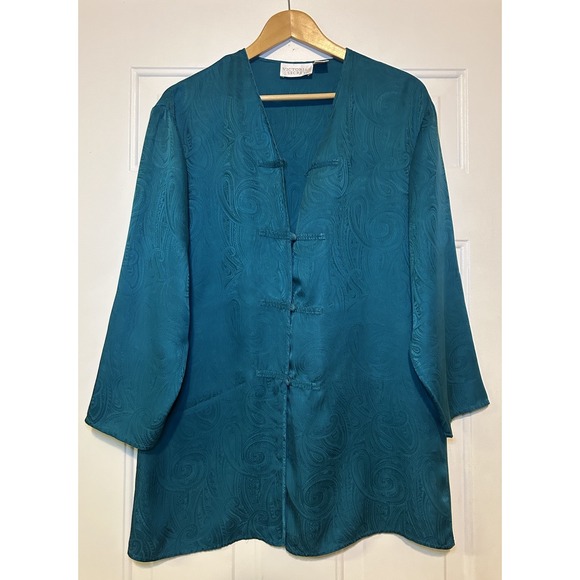 Victoria's Secret Other - Victoria's Secret Vintage‎ Gold Label Jacquard Sleep Shirt Tunic Size Small